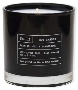 Lulu Jasmine, Oud & Sandalwood Soy Candle