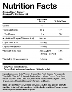 Goli Gummies Ingredients